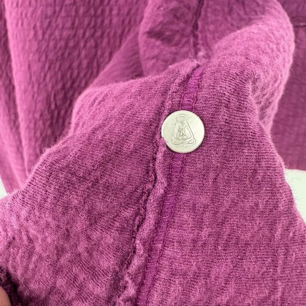 Neon Buddha Women's Rich Plum Oversized Cowl Neck Sweater Boho Chic Size Medium